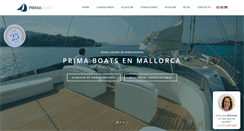 Desktop Screenshot of primaboats.com